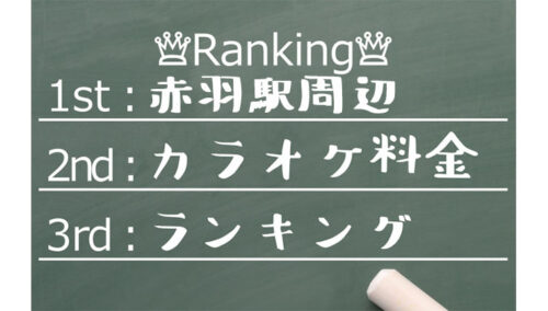 赤羽駅周辺の安いカラオケランキング 利用時間別 からおけまりも